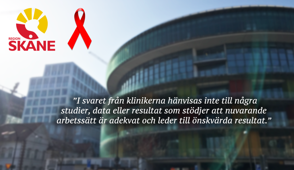 Hälso- och sjukvårdsnämnden i Region Skåne drar slutsatser om hiv & peer-support på felaktiga grunder